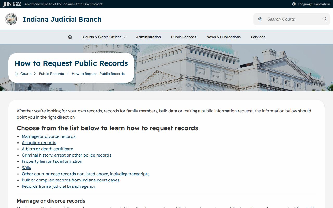 Putnam County traffic warrant official records request guidance