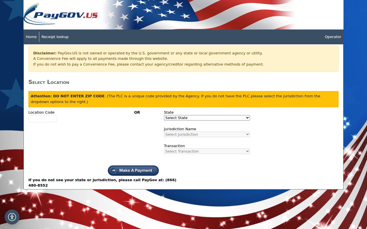 Putnam County traffic warrant PayGov payment interface